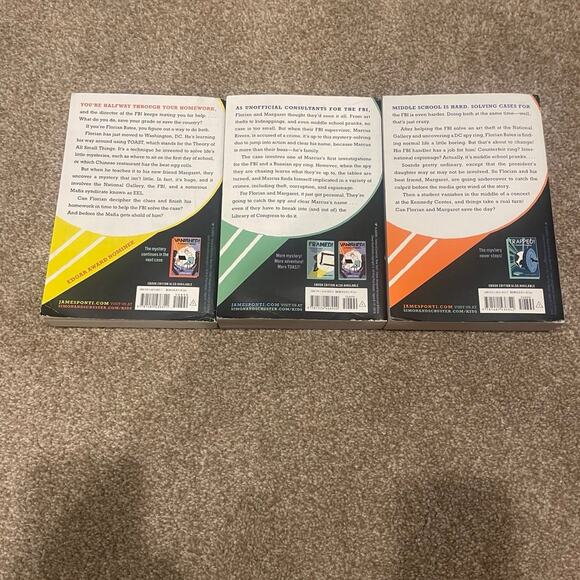 Framed, Vanished and Trapped Paperback Book Series Set Bundle Collection Spy FBI - Picture 3 of 3